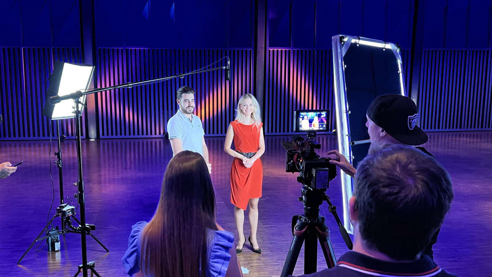 Content creation shot