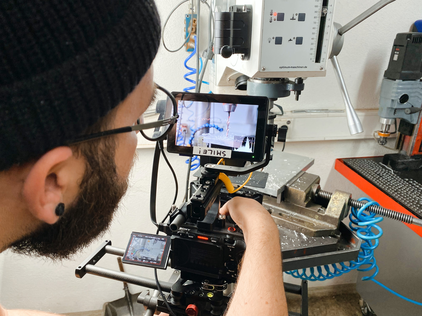 Content creation shot